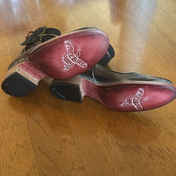 NEW Freebird Maribel sexy black/dark brown shoes - Picture 8 of 14